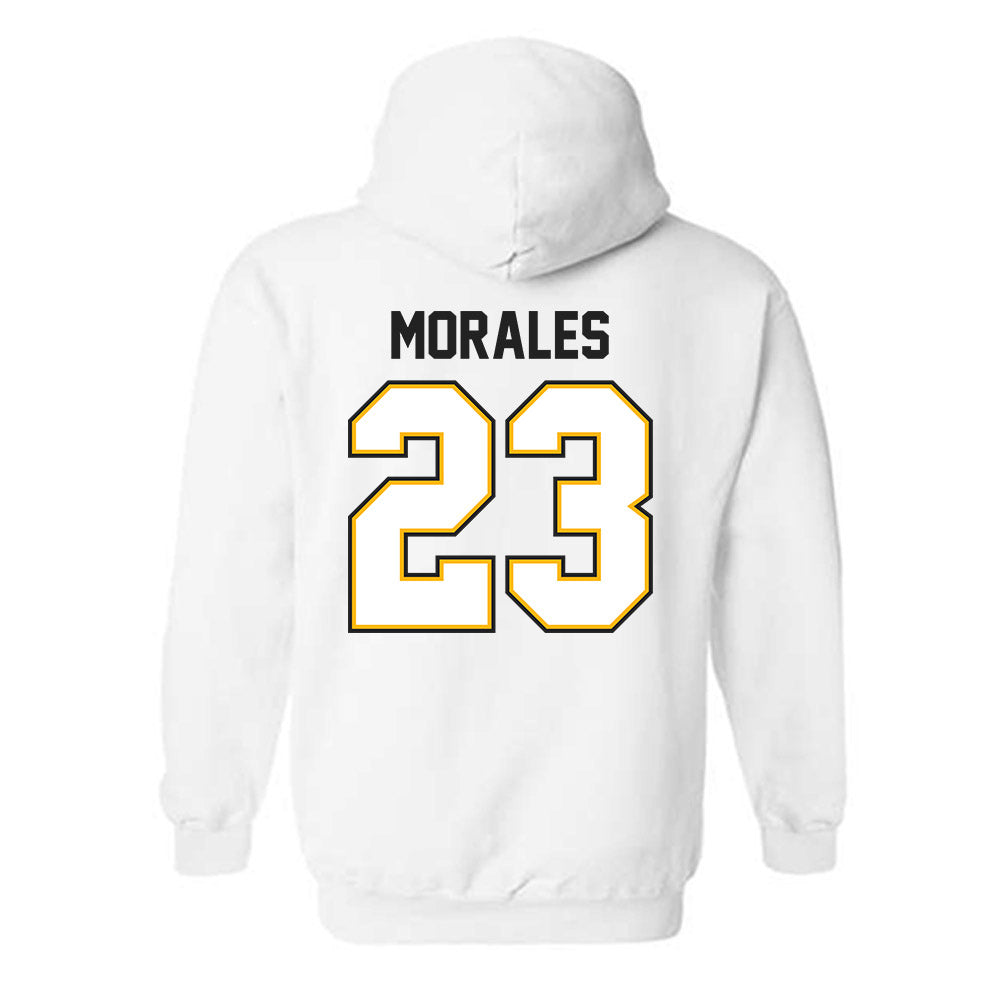 Adelphi - NCAA Women's Basketball : Victoria Morales - Classic Shersey Hooded Sweatshirt-1