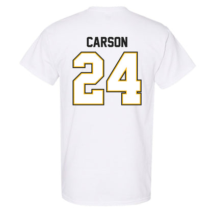 Adelphi - NCAA Men's Basketball : London Carson - Classic Shersey T-Shirt-1