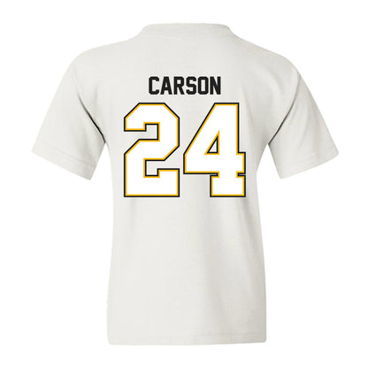 Adelphi - NCAA Men's Basketball : London Carson - Classic Shersey Youth T-Shirt-1