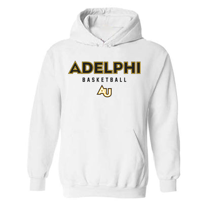 Adelphi - NCAA Men's Basketball : Zakari McQueen - Classic Shersey Hooded Sweatshirt-0