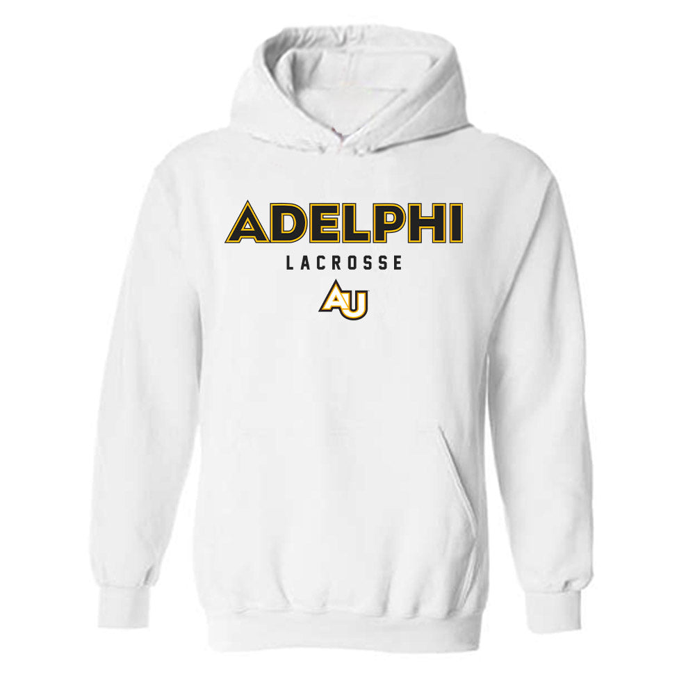 Adelphi - NCAA Men's Lacrosse : Mikey Reilly - Classic Shersey Hooded Sweatshirt-0