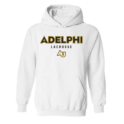 Adelphi - NCAA Men's Lacrosse : Mikey Reilly - Classic Shersey Hooded Sweatshirt-0
