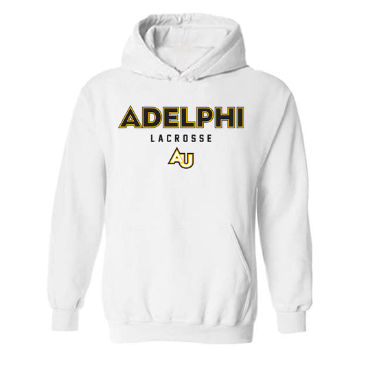 Adelphi - NCAA Men's Lacrosse : Mikey Reilly - Classic Shersey Hooded Sweatshirt-0