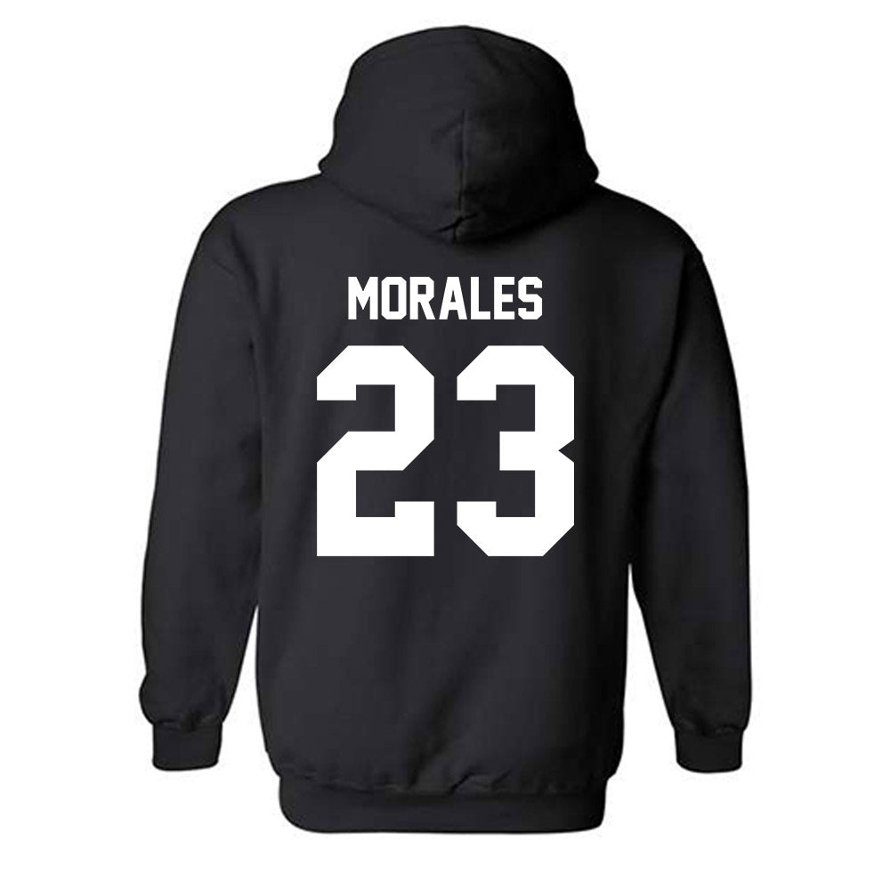 Adelphi - NCAA Women's Basketball : Victoria Morales - Classic Shersey Hooded Sweatshirt-1