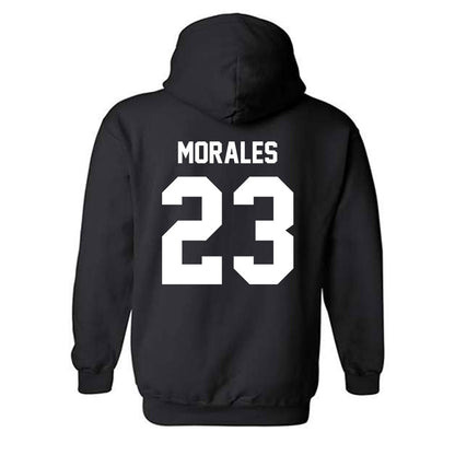 Adelphi - NCAA Women's Basketball : Victoria Morales - Classic Shersey Hooded Sweatshirt-1