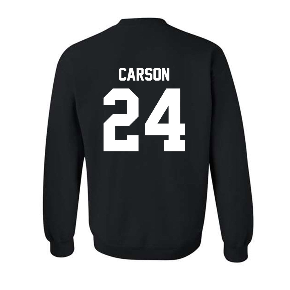 Adelphi - NCAA Men's Basketball : London Carson - Classic Shersey Crewneck Sweatshirt-1