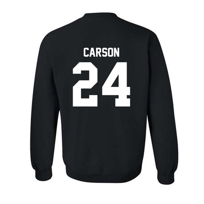 Adelphi - NCAA Men's Basketball : London Carson - Classic Shersey Crewneck Sweatshirt-1