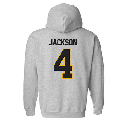 Adelphi - NCAA Men's Basketball : Mason Jackson - Classic Shersey Hooded Sweatshirt-1