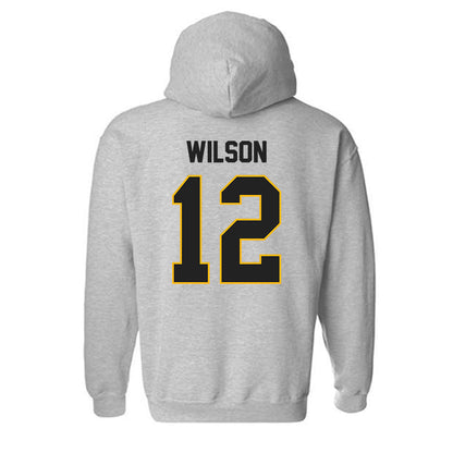 Adelphi - NCAA Men's Basketball : Carter Wilson - Classic Shersey Hooded Sweatshirt-1