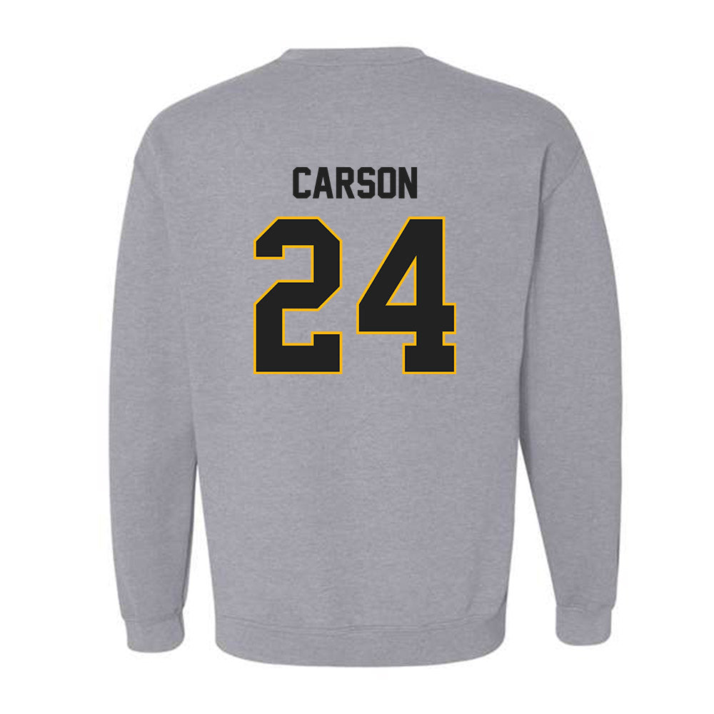 Adelphi - NCAA Men's Basketball : London Carson - Classic Shersey Crewneck Sweatshirt-1