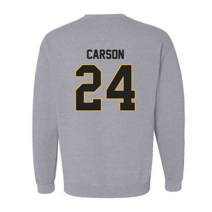 Adelphi - NCAA Men's Basketball : London Carson - Classic Shersey Crewneck Sweatshirt-1