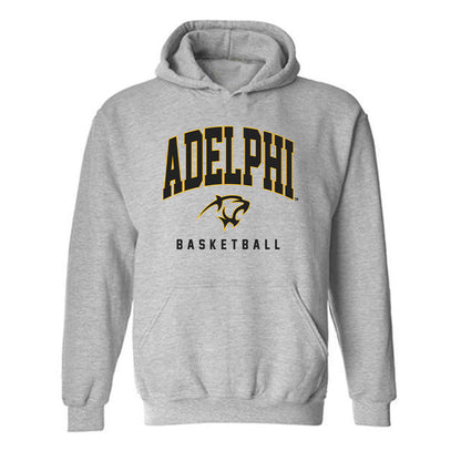 Adelphi - NCAA Men's Basketball : Zakari McQueen - Classic Shersey Hooded Sweatshirt-0