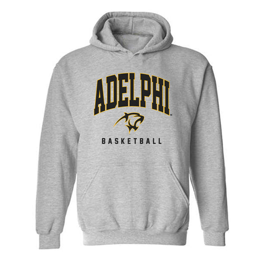 Adelphi - NCAA Women's Basketball : Victoria Morales - Classic Shersey Hooded Sweatshirt-0
