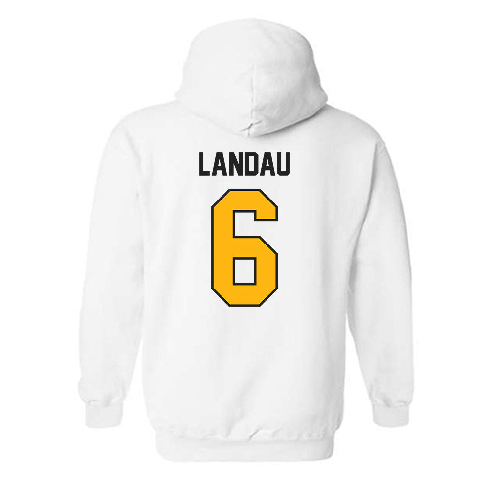 Adelphi - NCAA Men's Soccer : Arik Landau - Classic Shersey Hooded Sweatshirt-1