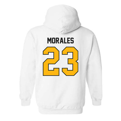 Adelphi - NCAA Women's Basketball : Victoria Morales - Classic Shersey Hooded Sweatshirt-1