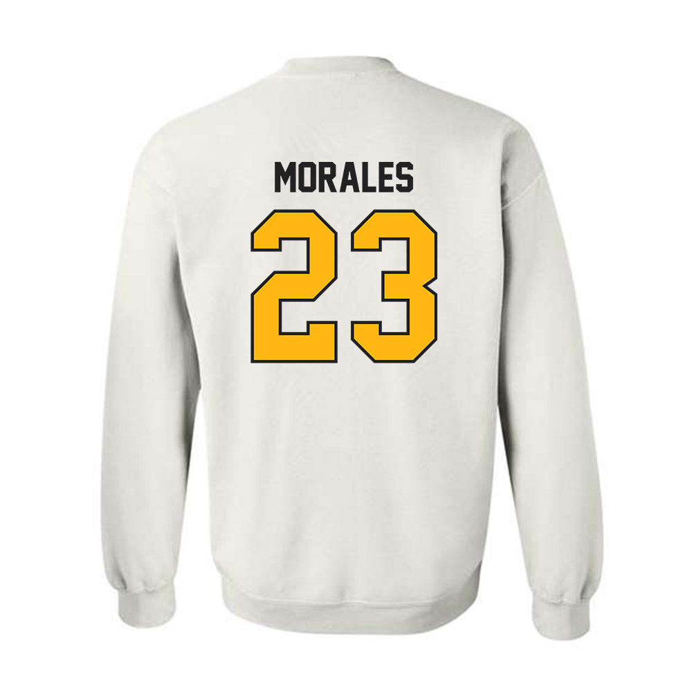 Adelphi - NCAA Women's Basketball : Victoria Morales - Classic Shersey Crewneck Sweatshirt-1