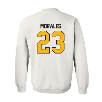 Adelphi - NCAA Women's Basketball : Victoria Morales - Classic Shersey Crewneck Sweatshirt-1