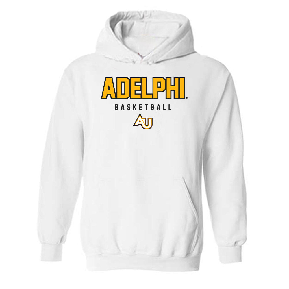 Adelphi - NCAA Men's Basketball : London Carson - Classic Shersey Hooded Sweatshirt-0
