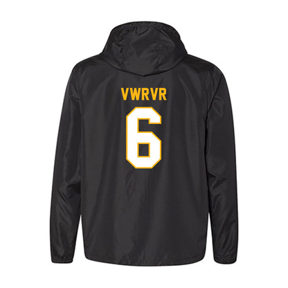 Adelphi - NCAA Men's Basketball : WEFWEF VWRVR - Windbreaker-1