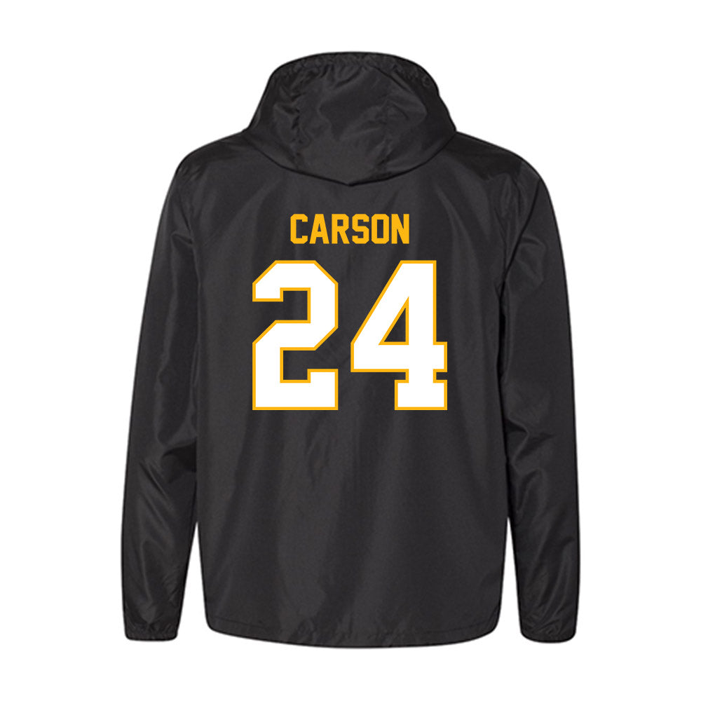 Adelphi - NCAA Men's Basketball : London Carson - Windbreaker-1
