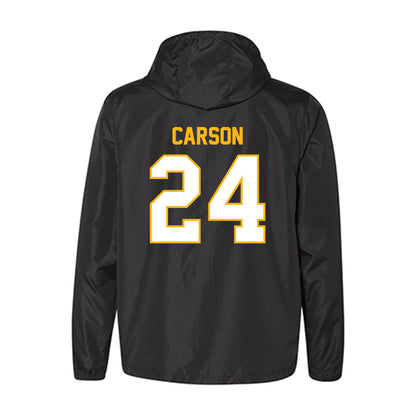 Adelphi - NCAA Men's Basketball : London Carson - Windbreaker-1