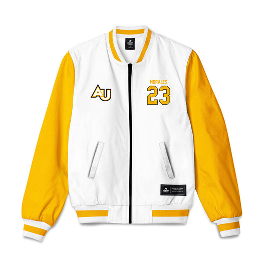 Adelphi - NCAA Women's Basketball : Victoria Morales - Bomber Jacket-0