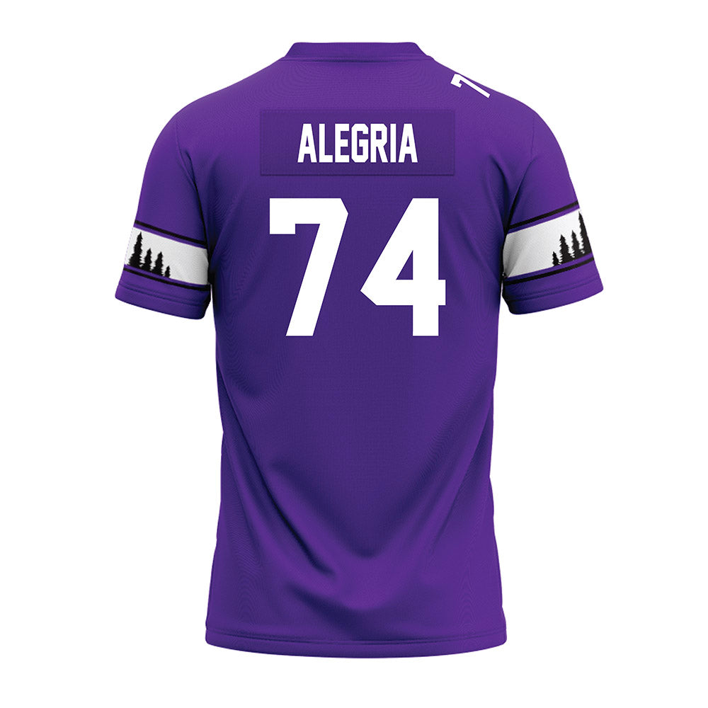 SFA - NCAA Football : Giovanny Alegria - Premium Football Jersey-1