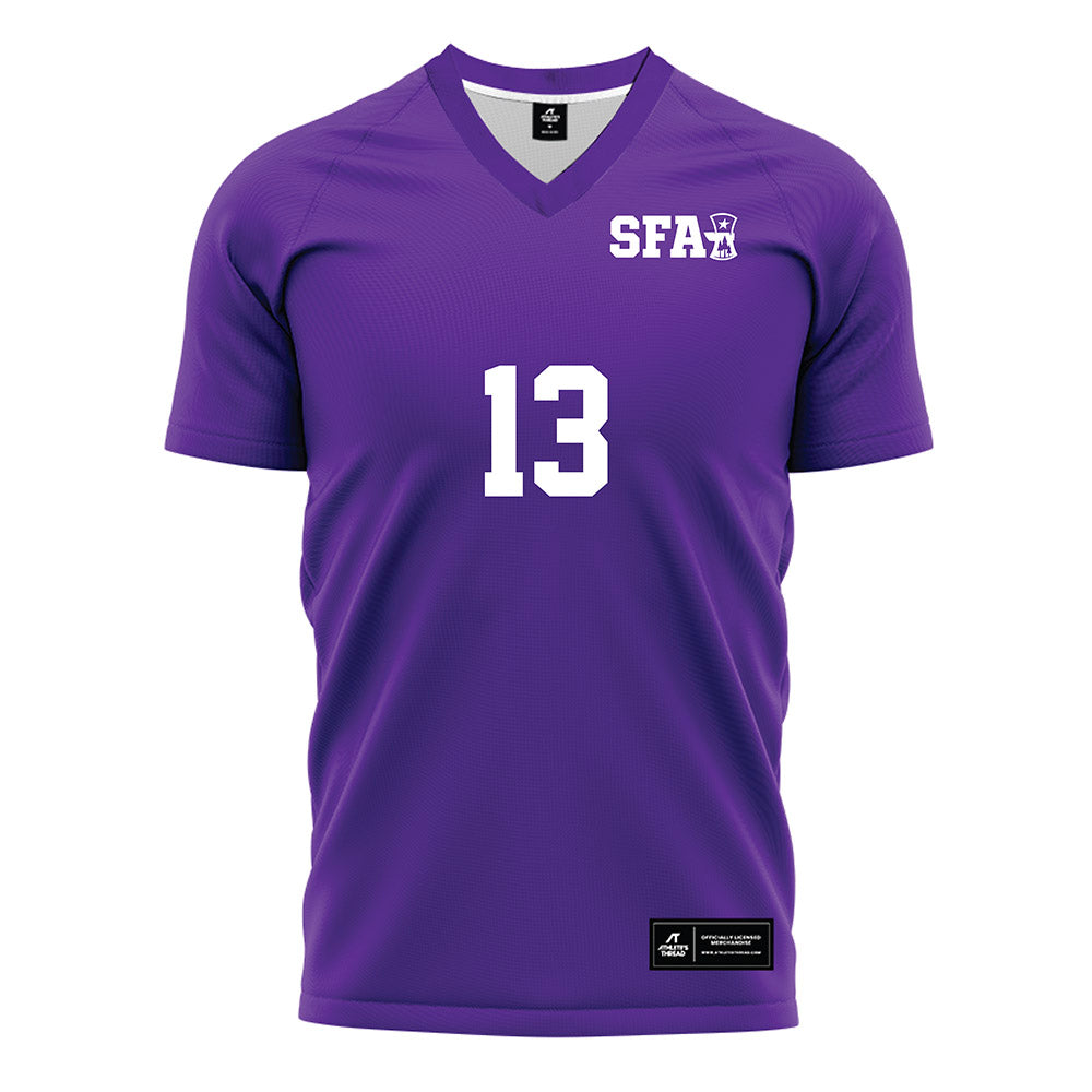 SFA - NCAA Women's Soccer : Brianne Bonzheim - Soccer Jersey-0