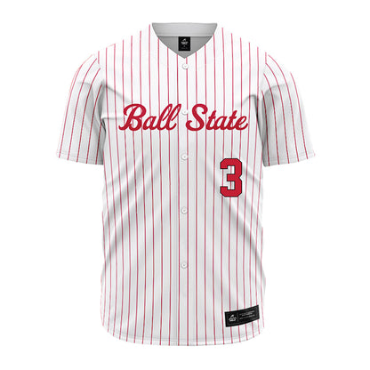 Ball State - NCAA Baseball : Brett Griffiths - Jersey-0