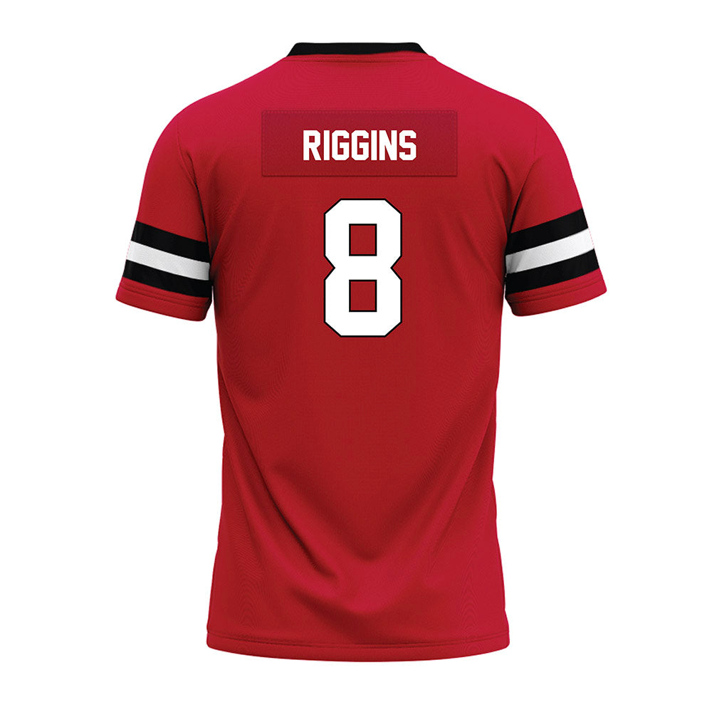 Ball State - NCAA Football : Mason Riggins - Premium Football Jersey-1