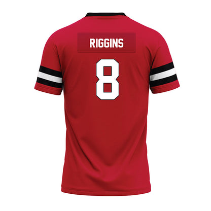 Ball State - NCAA Football : Mason Riggins - Premium Football Jersey-1