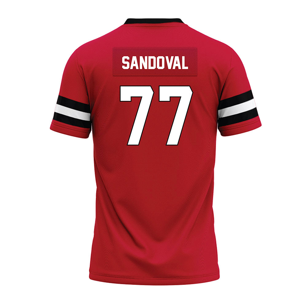 Ball State - NCAA Football : Misael Sandoval - Premium Football Jersey-1