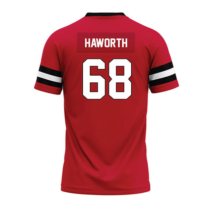 Ball State - NCAA Football : Grant Haworth - Premium Football Jersey-1