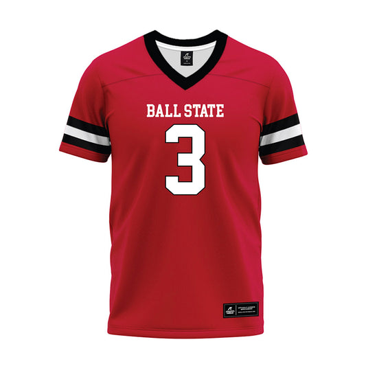 Ball State - NCAA Football : George Okorie - Premium Football Jersey-0