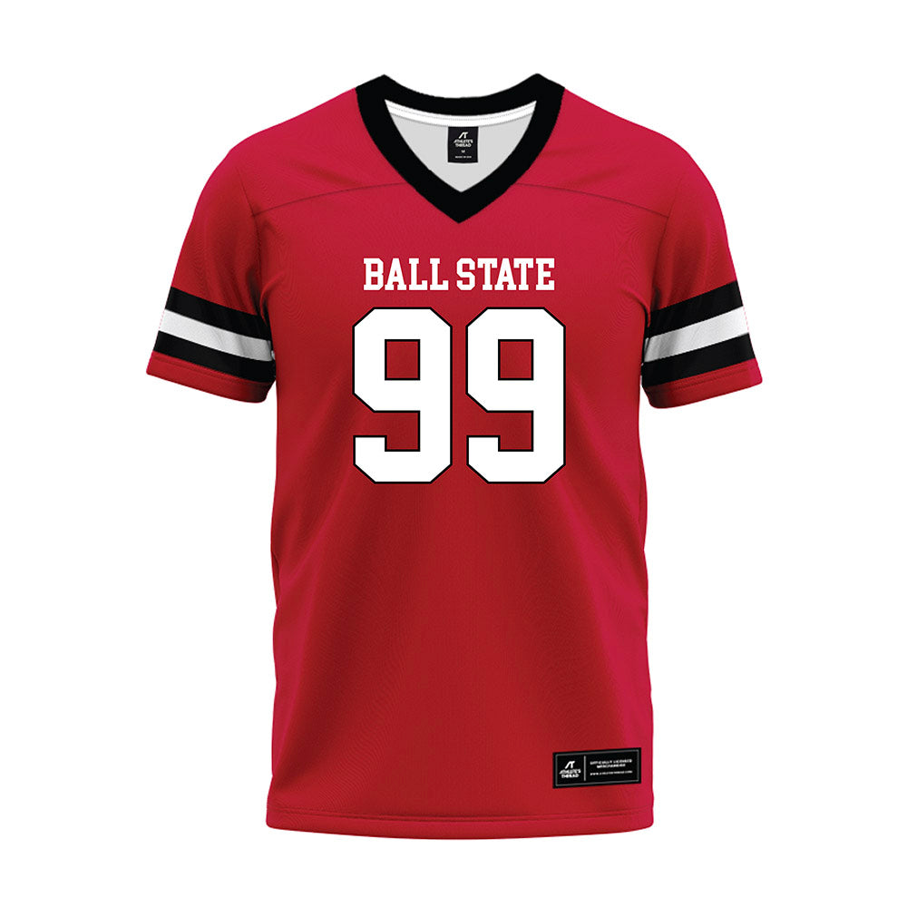Ball State - NCAA Football : Myles Hancock - Premium Football Jersey-0