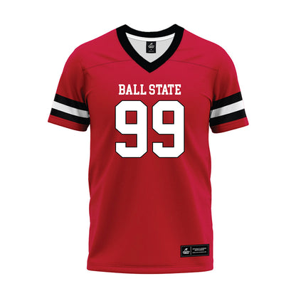 Ball State - NCAA Football : Myles Hancock - Premium Football Jersey-0