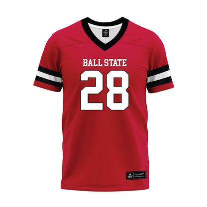 Ball State - NCAA Football : Stone Perkins - Premium Football Jersey-0