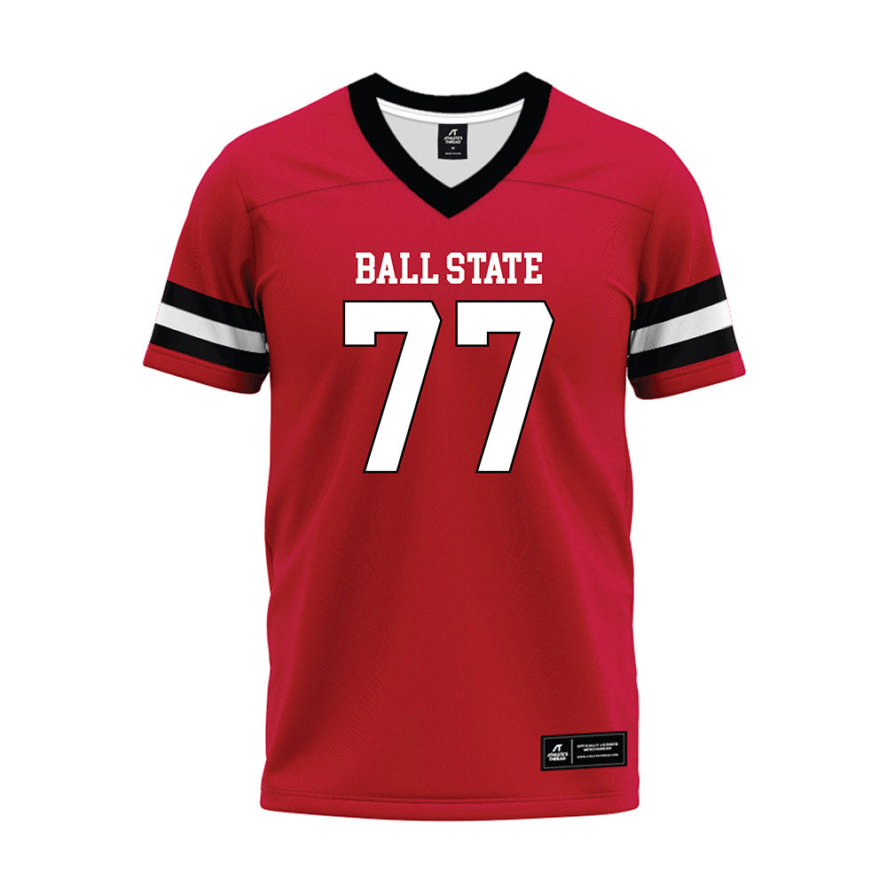 Ball State - NCAA Football : Misael Sandoval - Premium Football Jersey-0