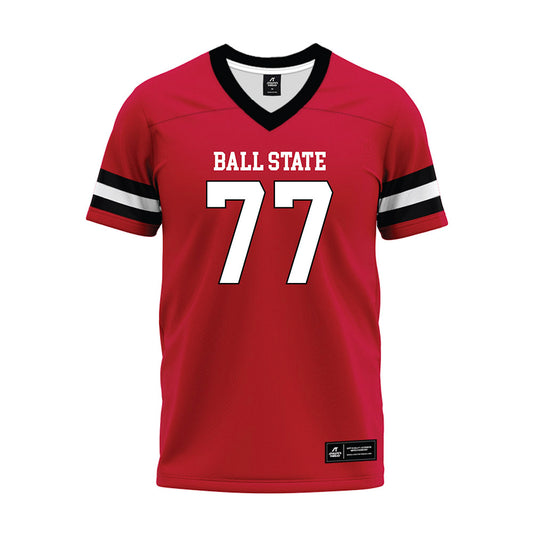 Ball State - NCAA Football : Misael Sandoval - Premium Football Jersey-0