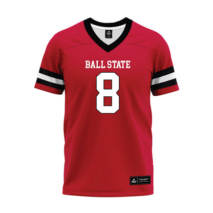 Ball State - NCAA Football : Mason Riggins - Premium Football Jersey-0