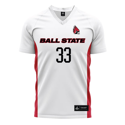 Ball State - NCAA Women's Soccer : Kate Pallante - Soccer Jersey-0