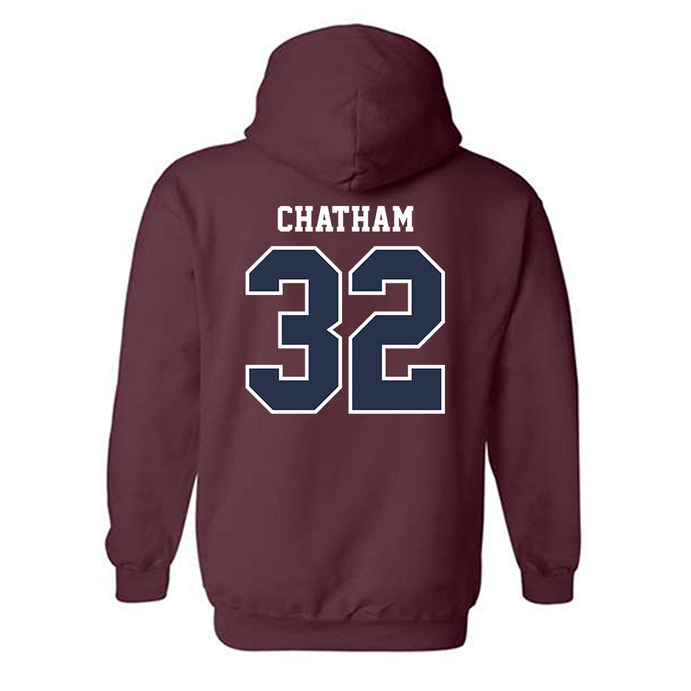 FDU - NCAA Football : John Chatham - Classic Shersey Hooded Sweatshirt-1