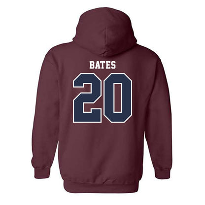 FDU Florham - NCAA Baseball : CJ Bates - Classic Shersey Hooded Sweatshirt-1