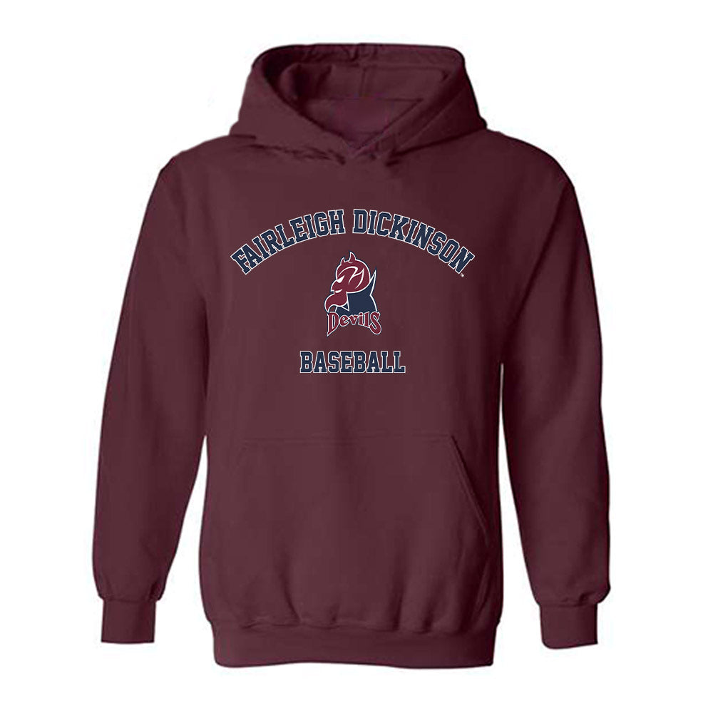 FDU - NCAA Baseball : Peter Longo - Classic Shersey Hooded Sweatshirt-0
