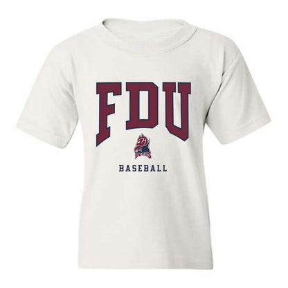 FDU - NCAA Baseball : Evan Sabo - Youth T-Shirt-0