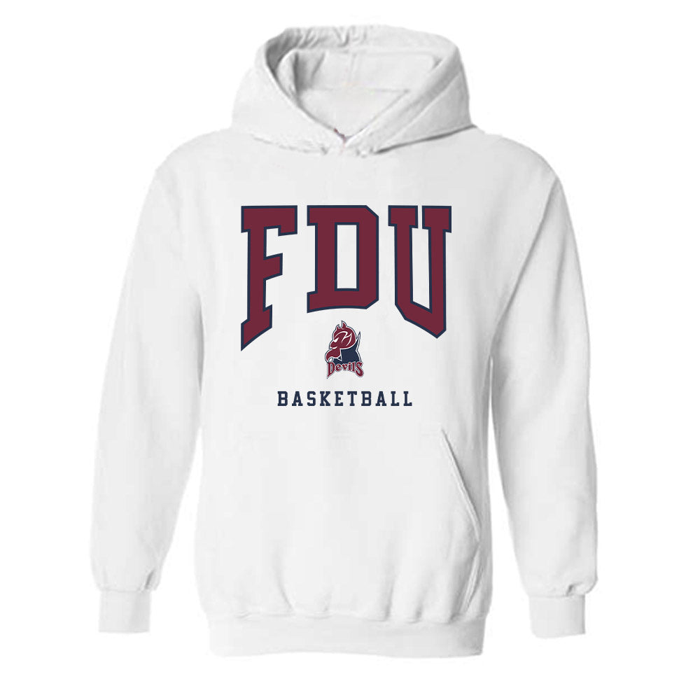 FDU Madison - NCAA Men's Basketball : Frankie Denvir - Hooded Sweatshirt-0
