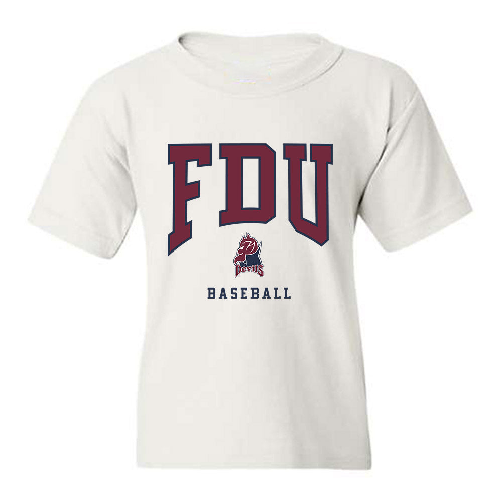 FDU Florham - NCAA Baseball : CJ Bates - Youth T-Shirt-0