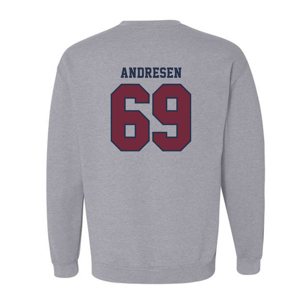 FDU - NCAA Men's Tennis : Jaden Andresen - Crewneck Sweatshirt-1