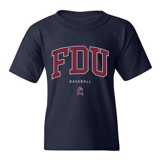 FDU Florham - NCAA Baseball : CJ Bates - Youth T-Shirt-0