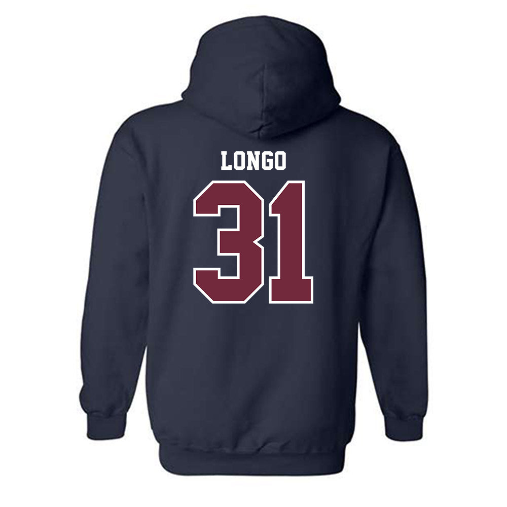 FDU Madison - NCAA Baseball : Peter Longo - Classic Shersey Hooded Sweatshirt-1